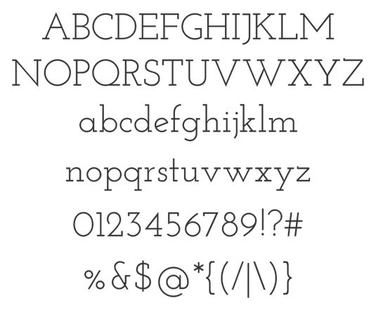 Stag Slab Serif Font Types